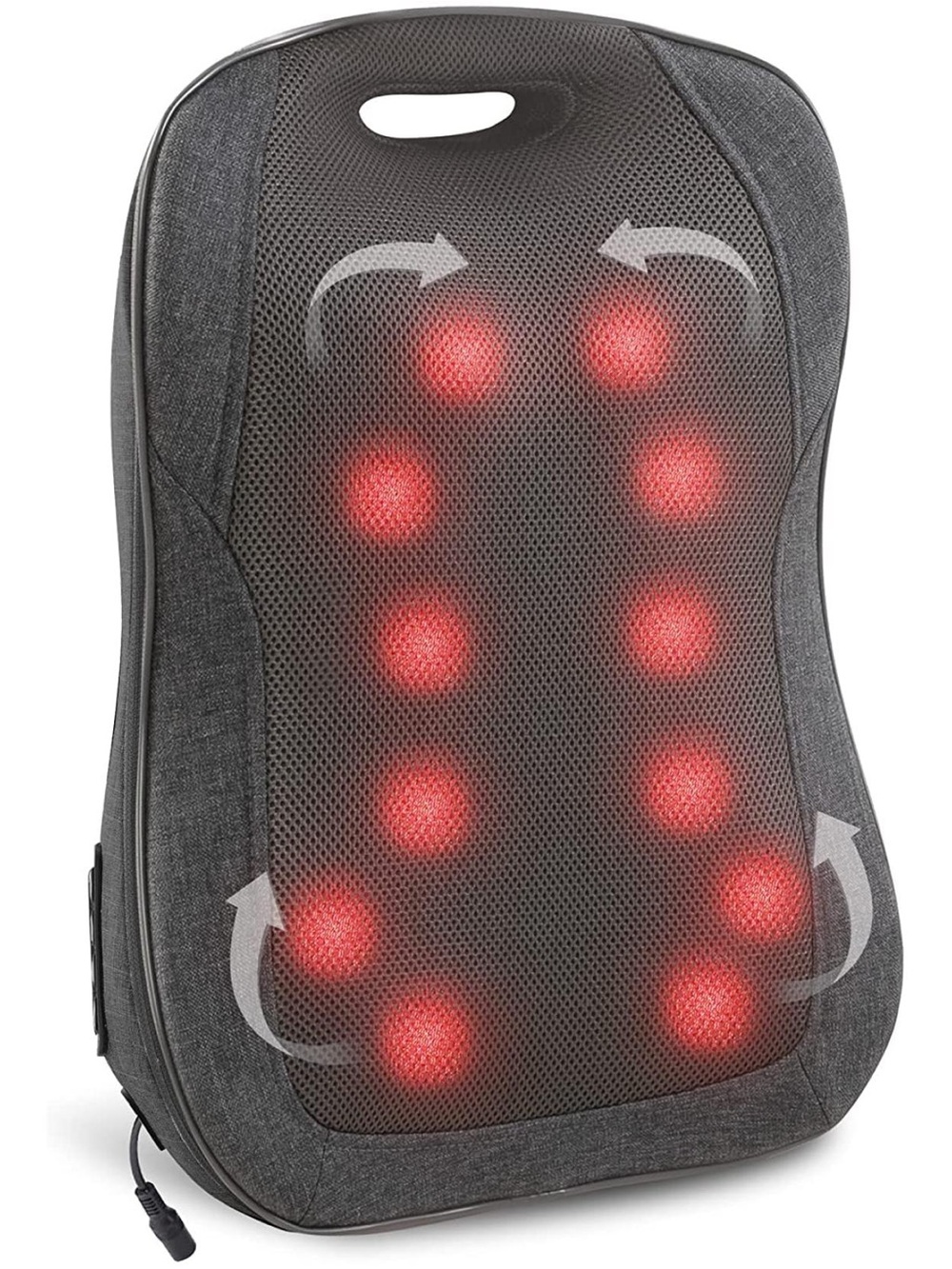 Shiatsu Back and Neck Massage Cushion - Gray